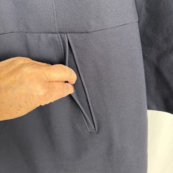 SPANX The Perfect Shift Classic Black Ponte Stretch Dress Size 2X 3/4 Sleeves - Picture 9 of 13